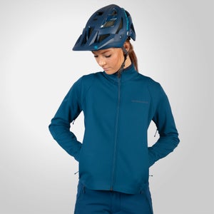 SingleTrack Softshell für Damen - Blaubeere - M