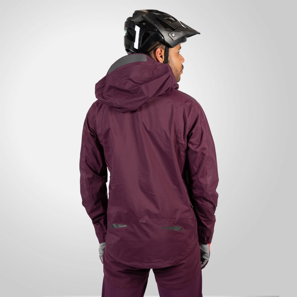 Men's MT500 Waterproof Jacket II - Aubergine