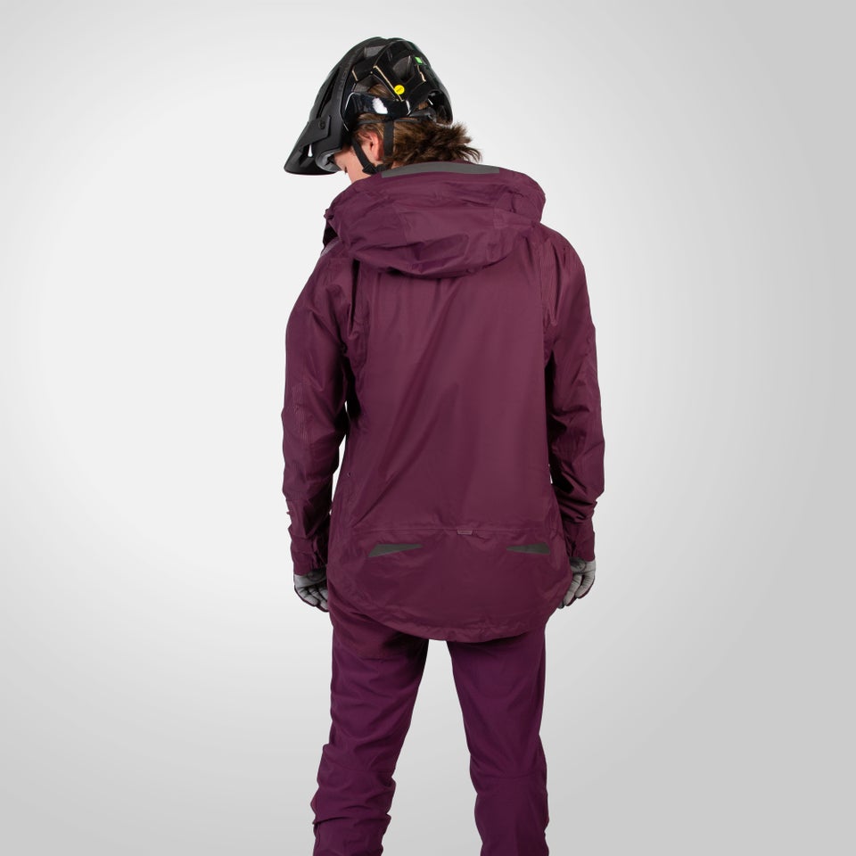 Men's MT500 Waterproof Jacket II - Aubergine