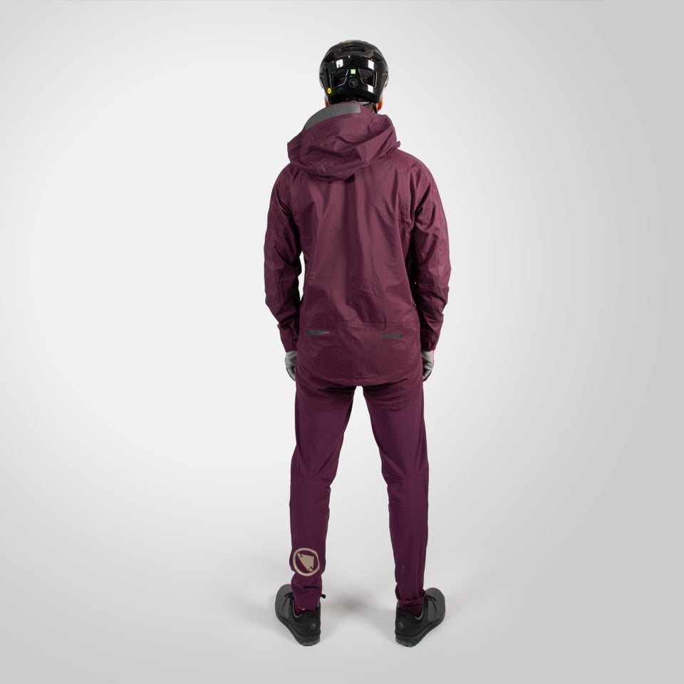 Men's MT500 Waterproof Jacket II - Aubergine