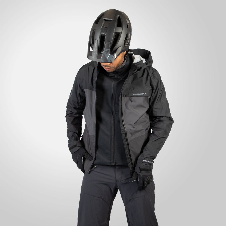 Men's SingleTrack Waterproof Jacket II - Matt Black