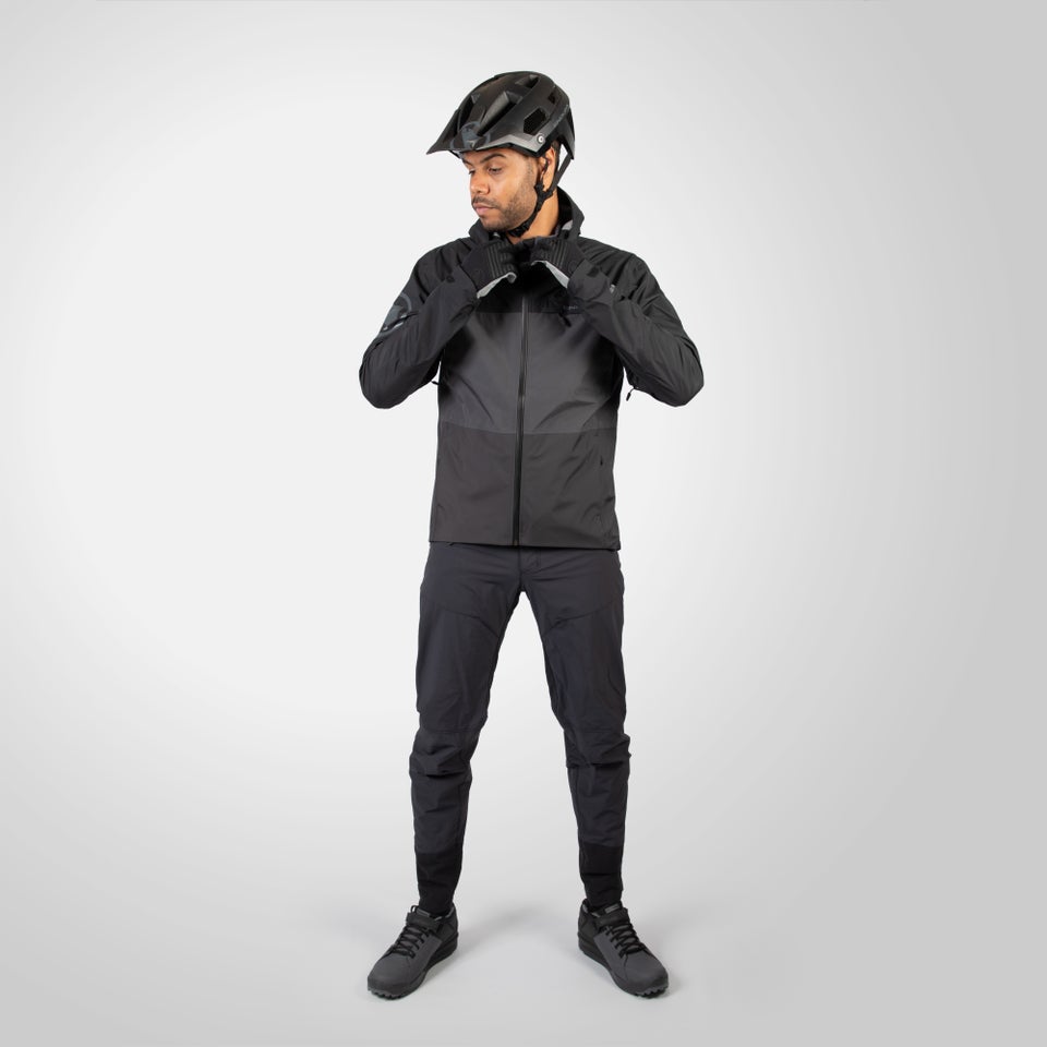 Men's SingleTrack Waterproof Jacket II - Matt Black