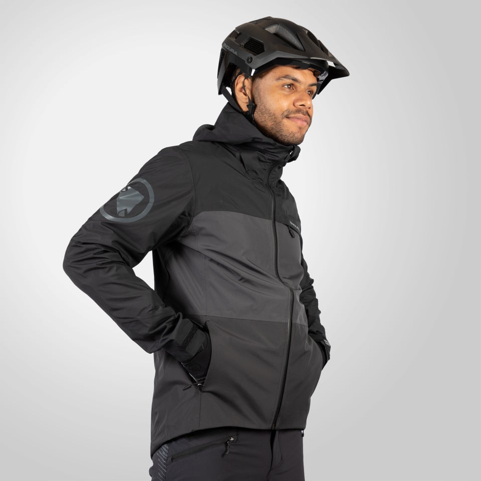 Men's SingleTrack Waterproof Jacket II - Matt Black