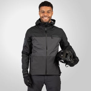 Men's SingleTrack Waterproof Jacket II - Matt Black - M