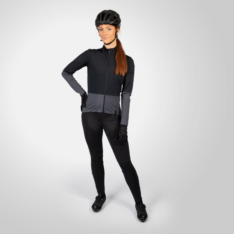 Women's FS260 Jetstream L/S Jersey - Black