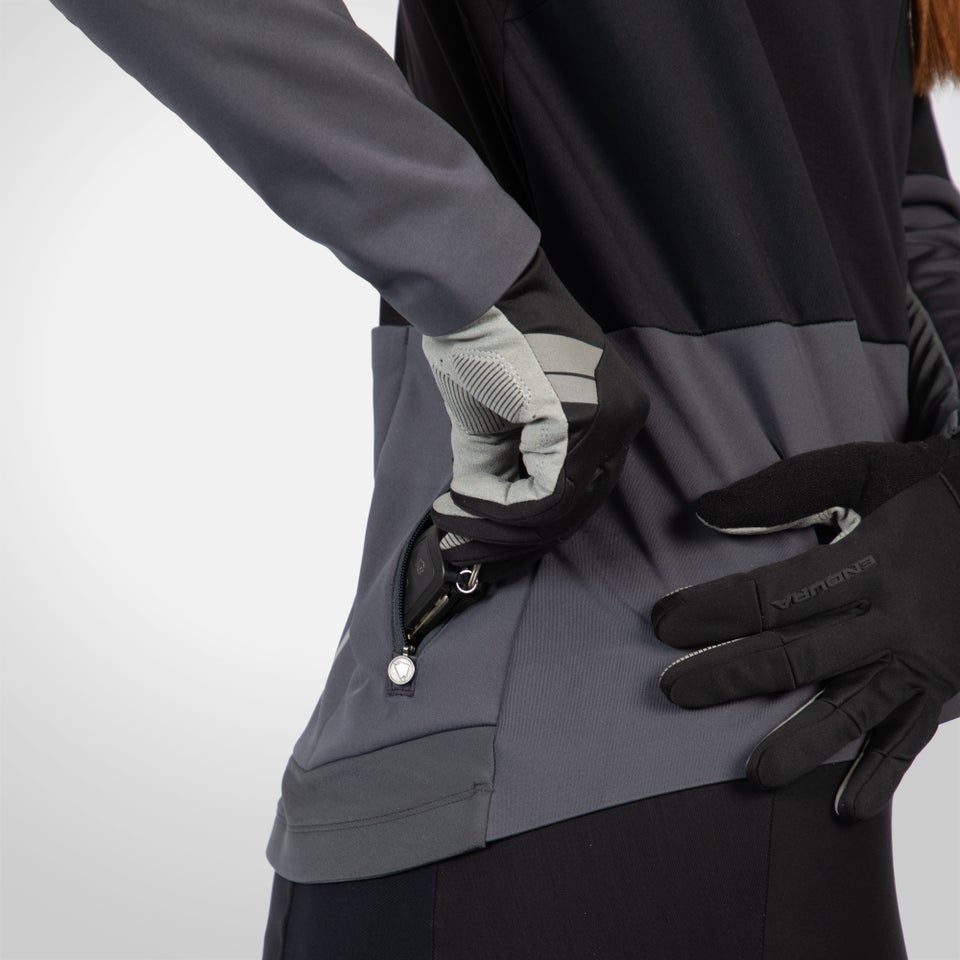 Women's FS260 Jetstream L/S Jersey - Black