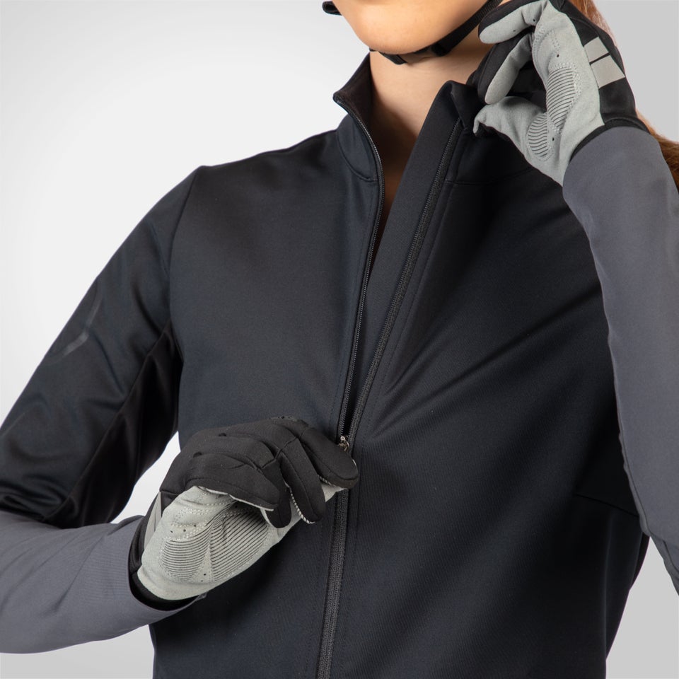 Women's FS260 Jetstream L/S Jersey - Black