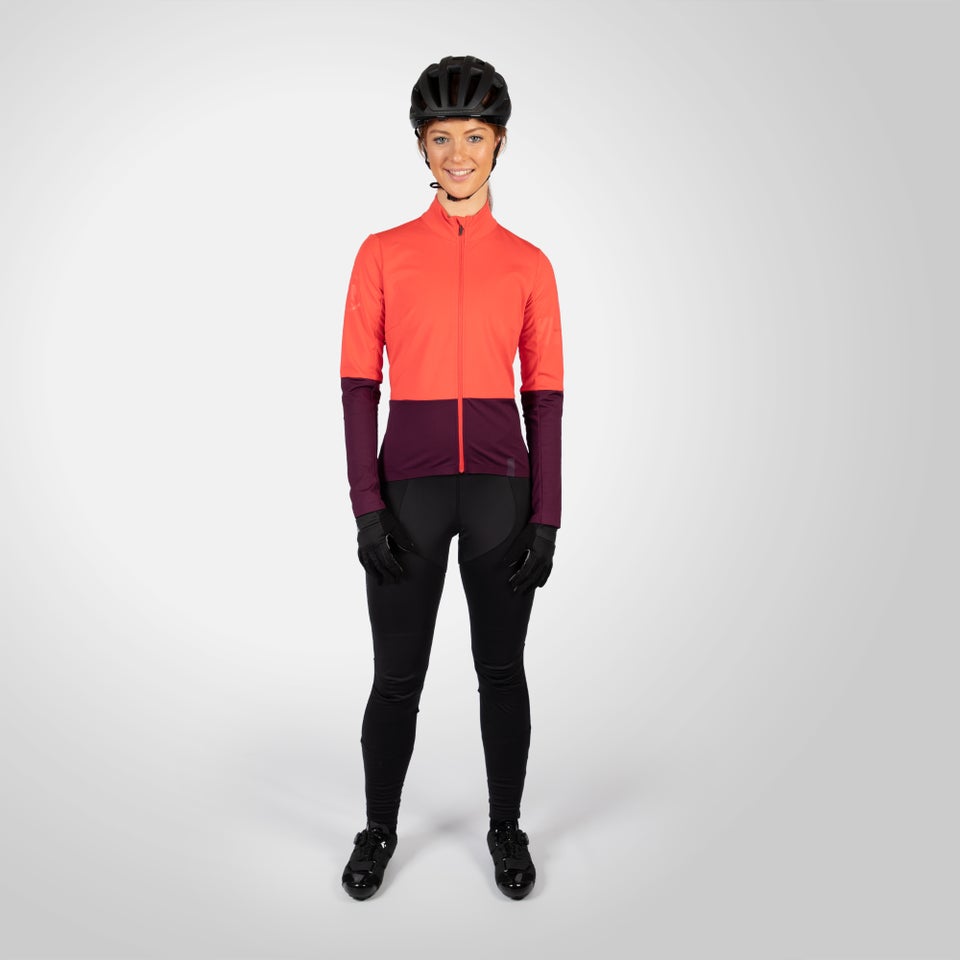 FS260-Pro Jetstream Trikot (langarm) für Damen - Aubergine