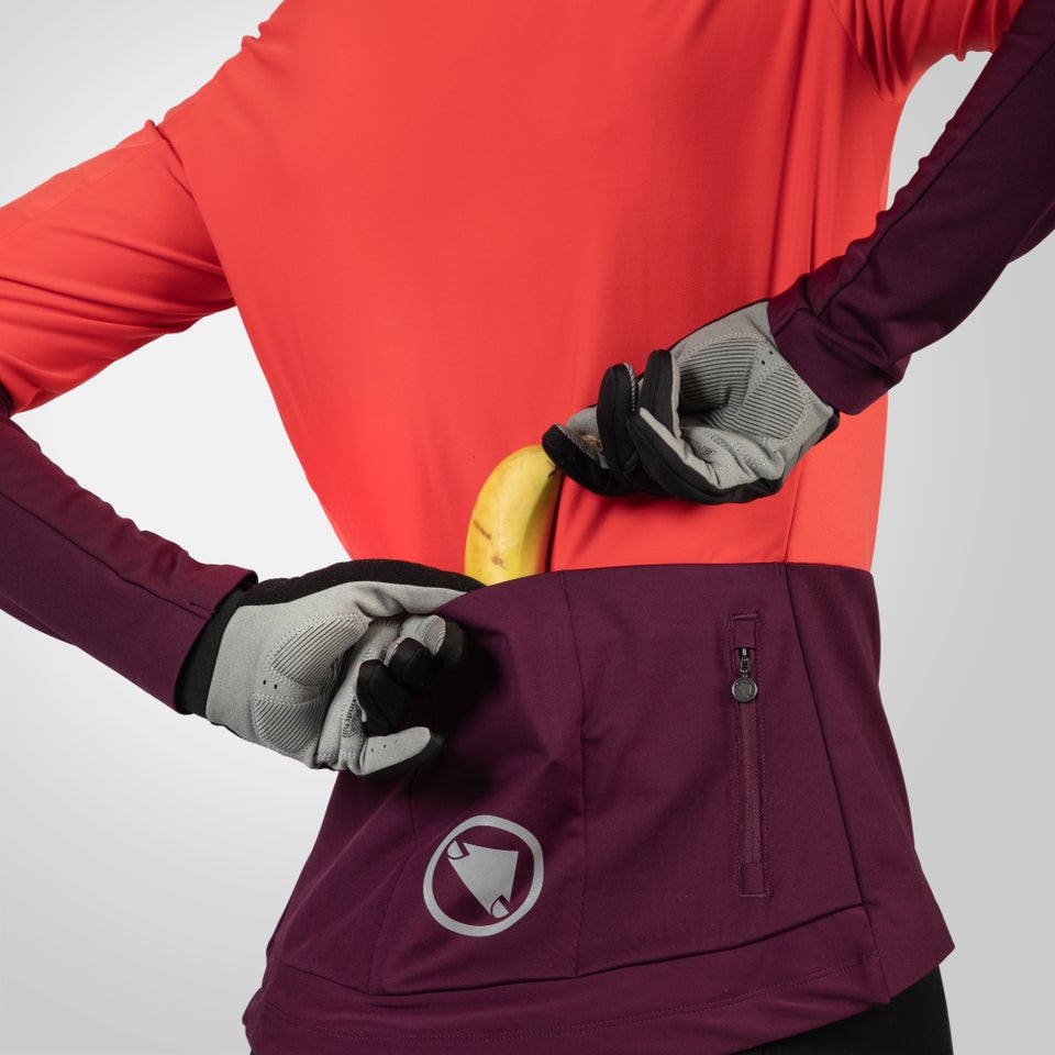 FS260-Pro Jetstream Trikot (langarm) für Damen - Aubergine