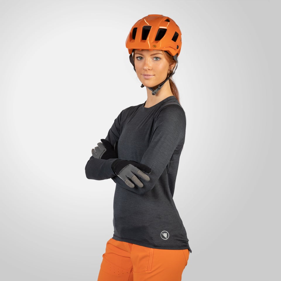Women's SingleTrack L/S Jersey - Matt Grey
