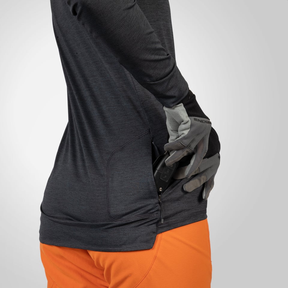 Women's SingleTrack L/S Jersey - Matt Grey