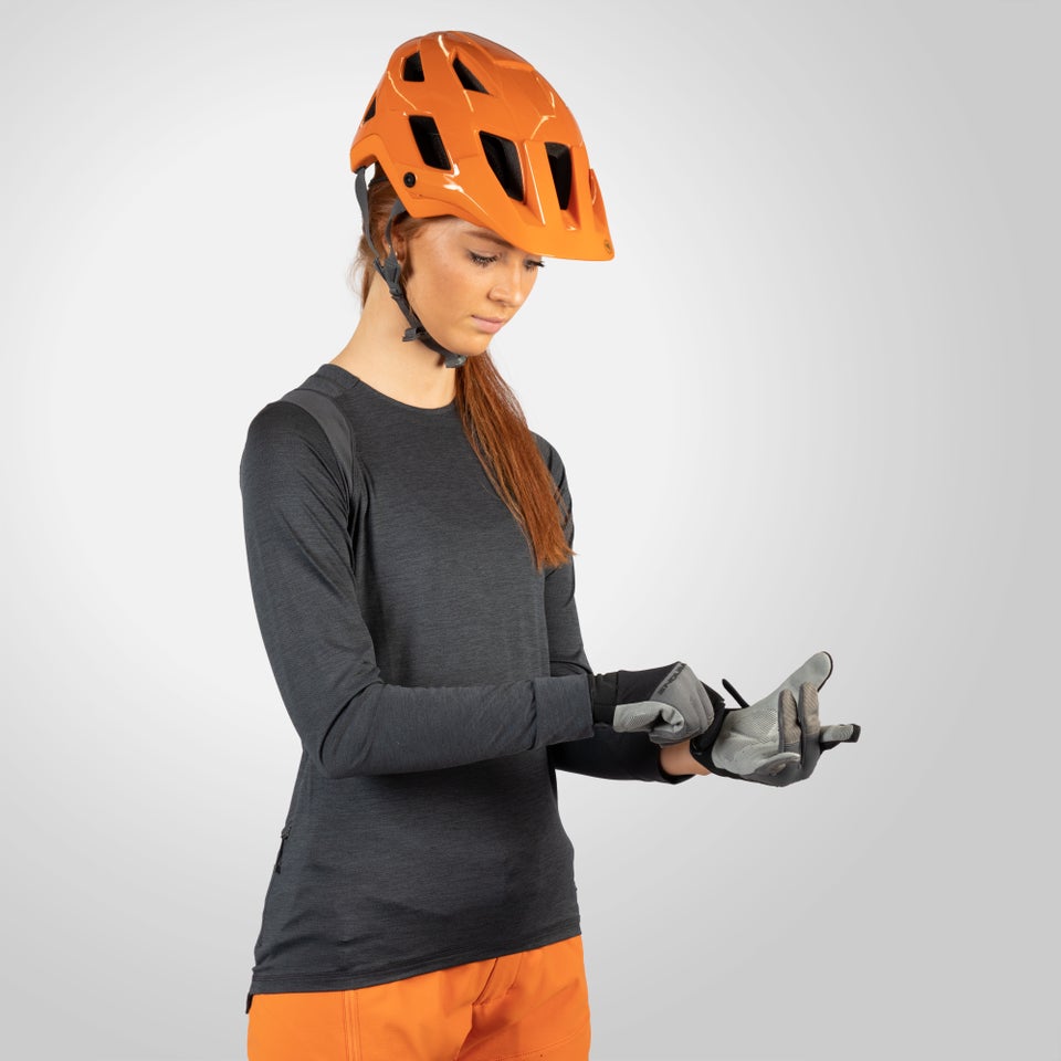 Women's SingleTrack L/S Jersey - Matt Grey