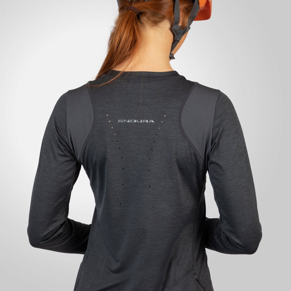 Women's SingleTrack L/S Jersey - Matt Grey