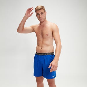 Bedruckte HyperBoom Band-Schwimmshorts 40 cm für Herren Blau
