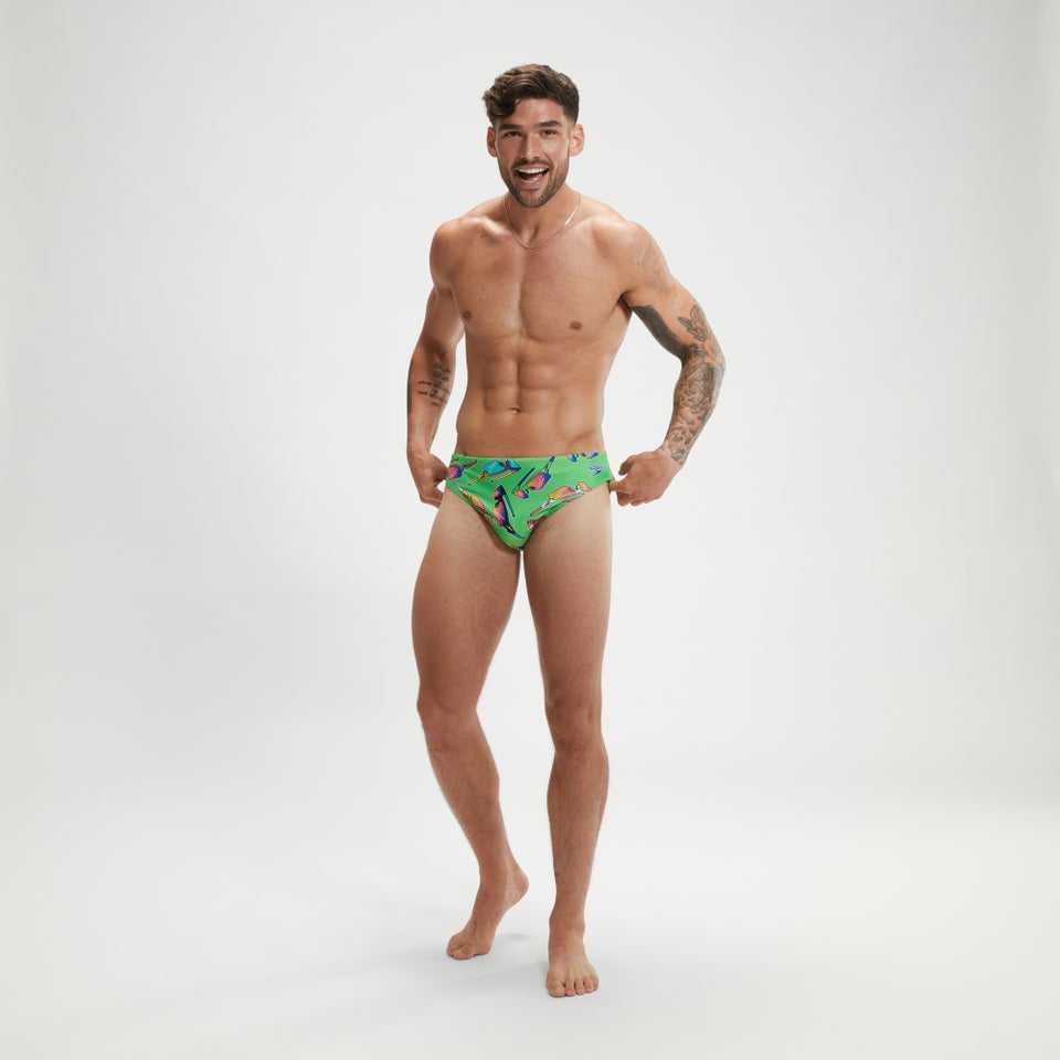 Men's Escape 2" Brief Green
