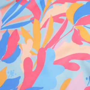 Haut Rash Fille à manches longues imprimé rose/bleu