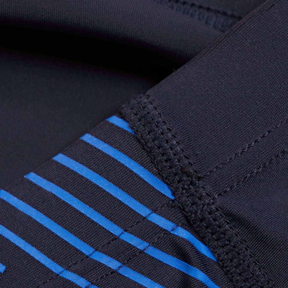 Medley Logo-Badehose 7 cm für Herren Marineblau/Blau