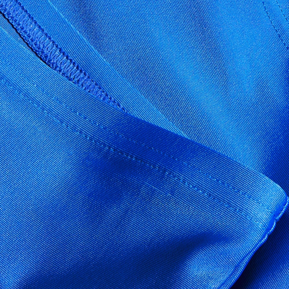 Bedruckte Aquashorts 33 cm für Jungen Blau/Weiß