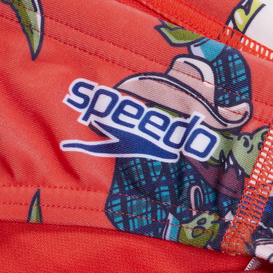 Slip de bain Homme Escape 5 cm rouge