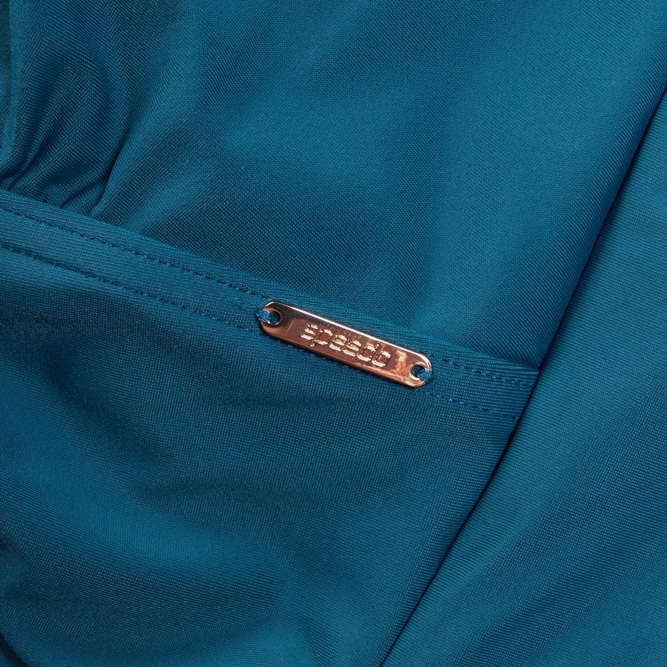 Women's Shaping V Neck Swimsuit Teal