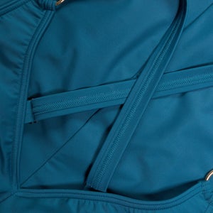 Women's Shaping V Neck Swimsuit Teal