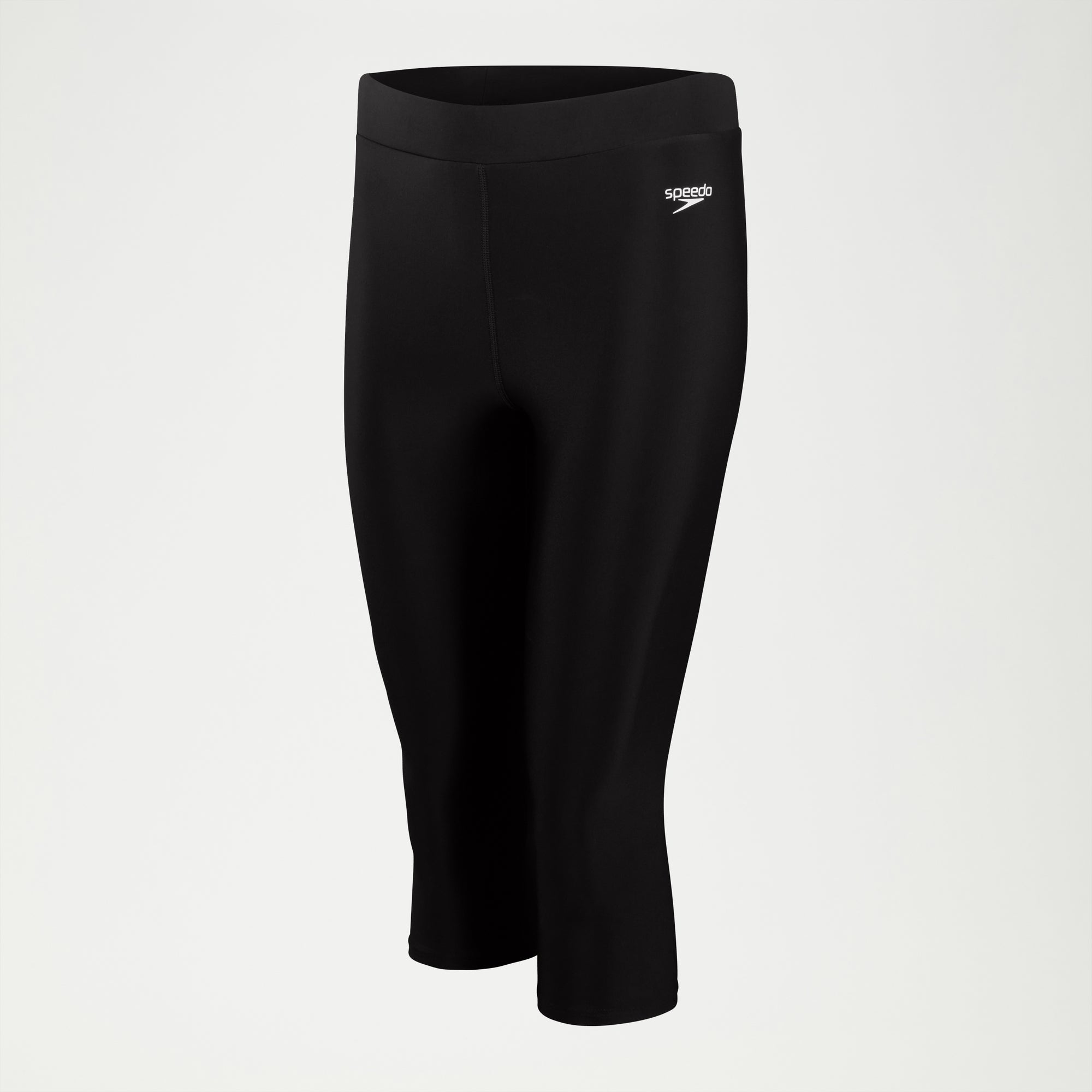 Women's Long Sleeved Zip Sun Protection Top Black | Speedo UK