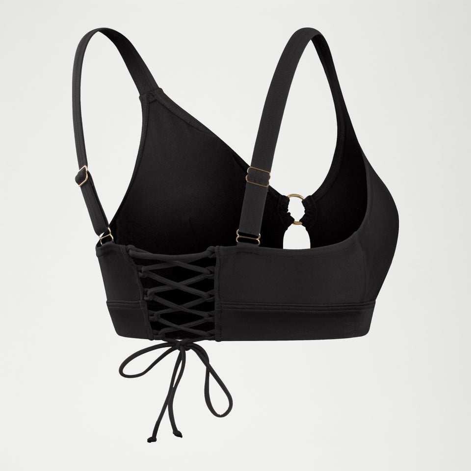 Women's Shaping Triangle Bikini Top Black