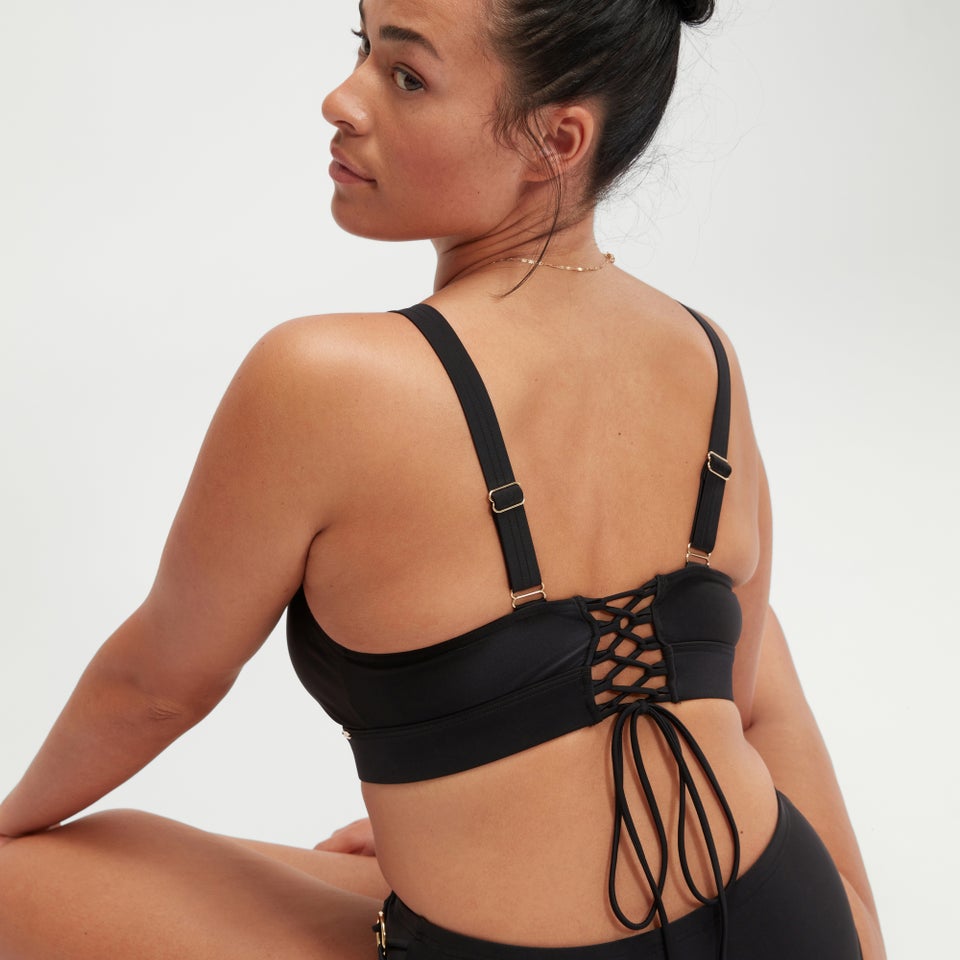 Women's Shaping Triangle Bikini Top Black