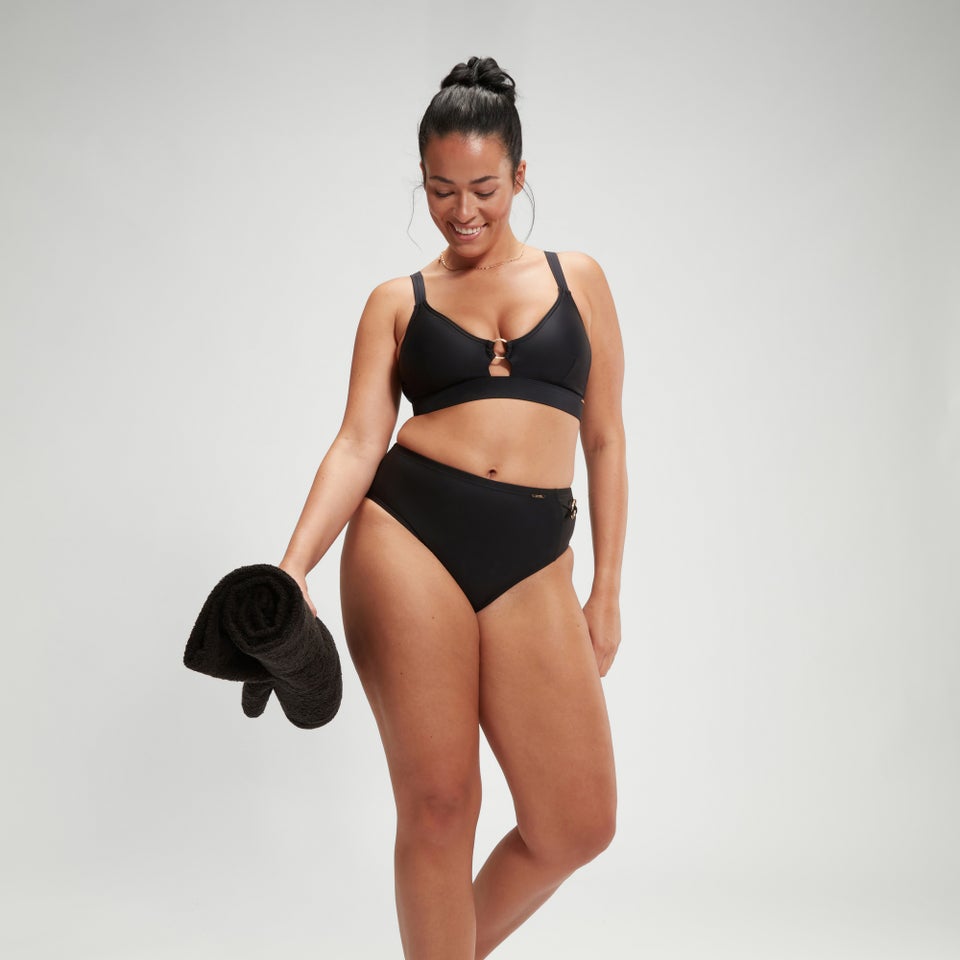 Women's Shaping Triangle Bikini Top Black