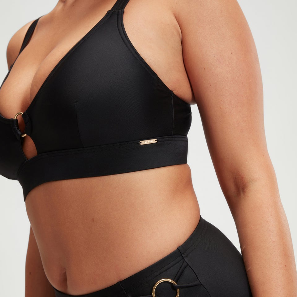 Women's Shaping Triangle Bikini Top Black