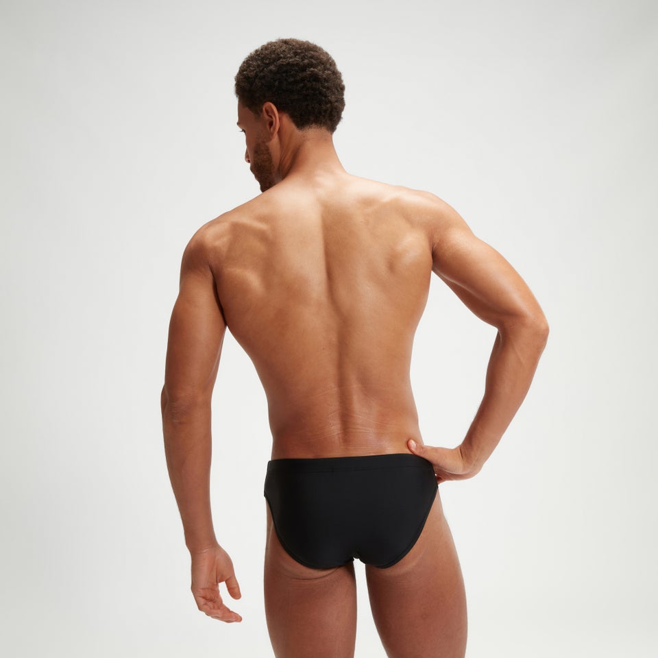 Men's Medley Logo 3" Brief Black/Grey