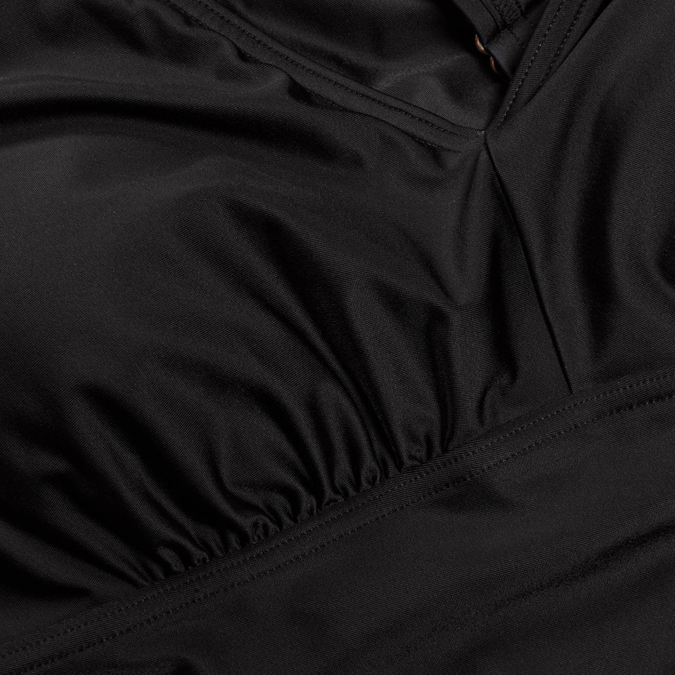 Women's Shaping V Neck Swimsuit Black