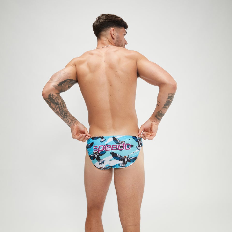 Escape-Badehose 5 cm für Herren Blau