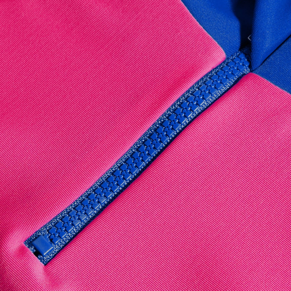 Digital-Langarm-Rash-Top für Mädchen Pink/Blau