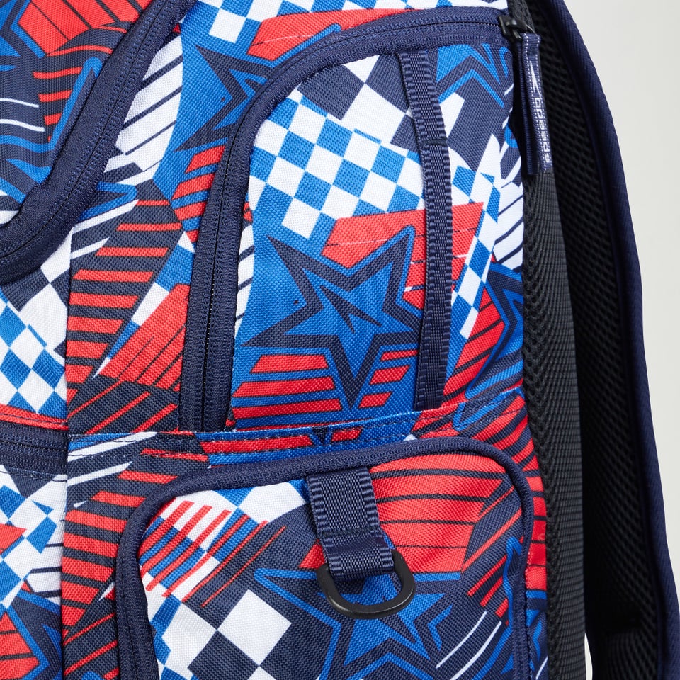 Sac à dos unisexe Teamster 2.0 35 litres bleu/rouge