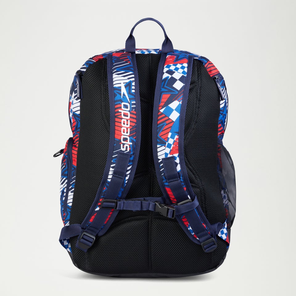 Sac à dos unisexe Teamster 2.0 35 litres bleu/rouge