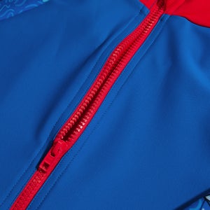 Bedruckter All-in-One-Sunsuit für Jungen Blau/Rot