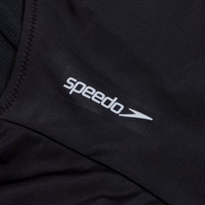 Monopièce en maille à encolure dégagée pour femmes, noir