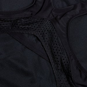 Monopièce en maille à encolure dégagée pour femmes, noir