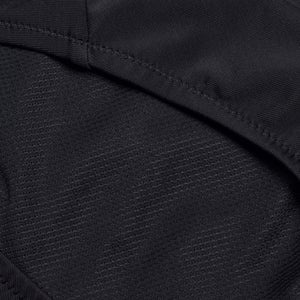 Einfarbiger klassischer Bikinislip für Damen Dunkelgrau