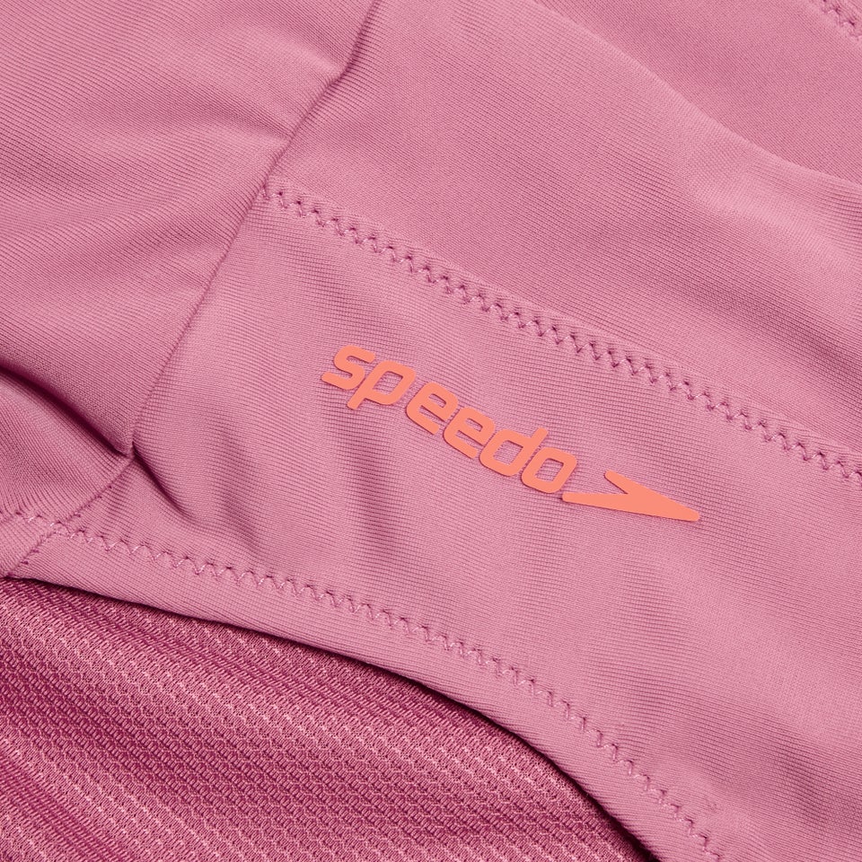 Women's Solid High Waisted Bikini Bottom Purple