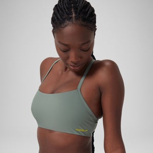 Women's Racerback Crop Top Green