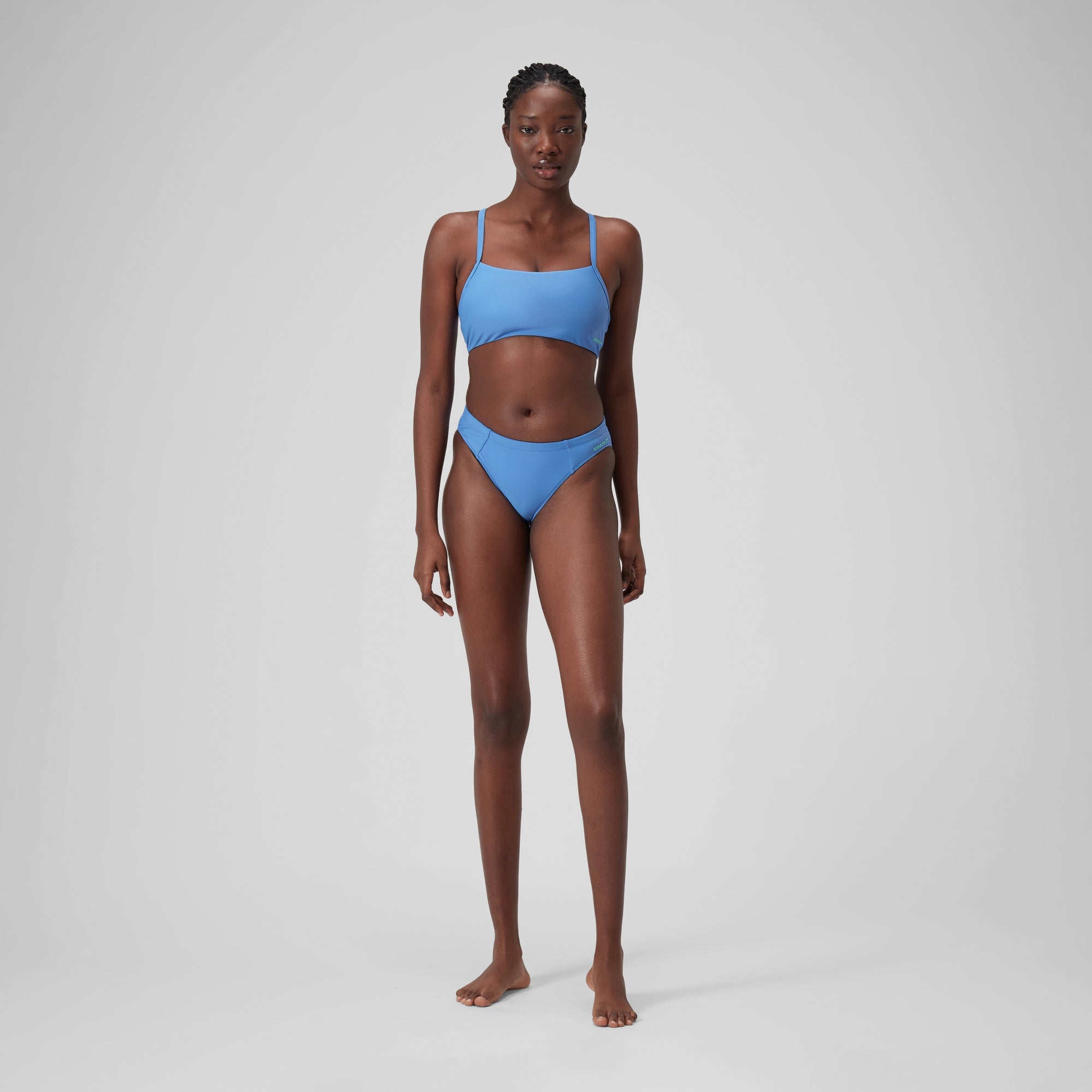 Women's Racerback Crop Top Blue | Speedo USA Women's Racerback Crop Top Blue | Speedo USA