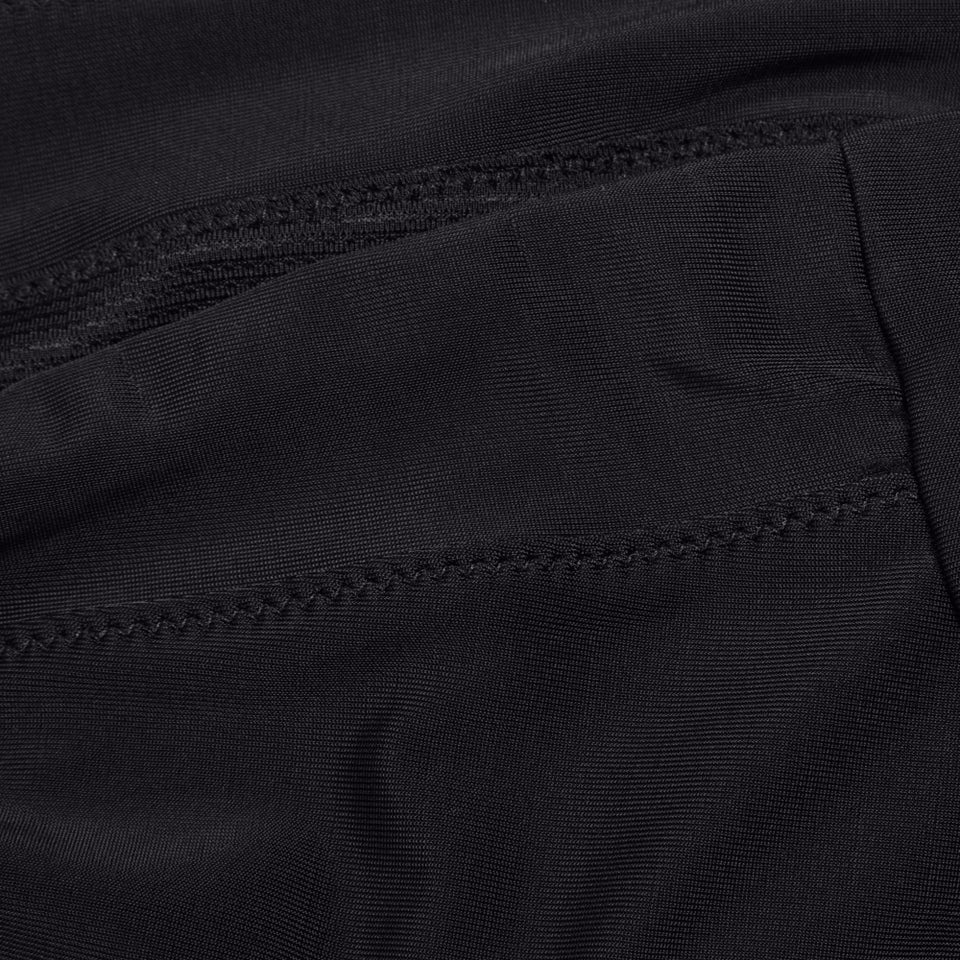 Women's Solid High Waist Bikini Bottom Black