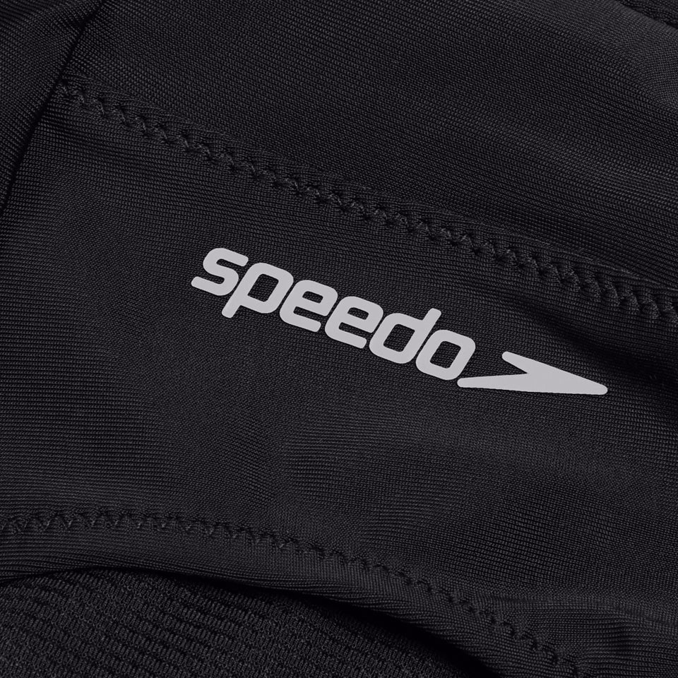 Women's Solid High Waist Bikini Bottom Black