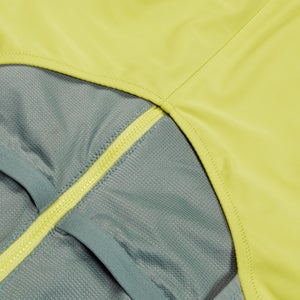 Women's Long Sleeve Zip Colourblock Swimsuit Green