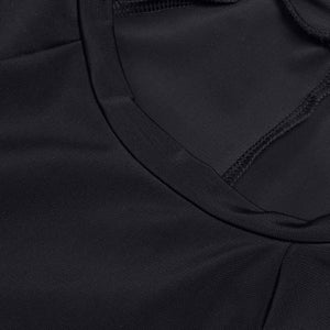 Einfarbiges Kurzarm-Crop-Top für Damen Dunkelgrau