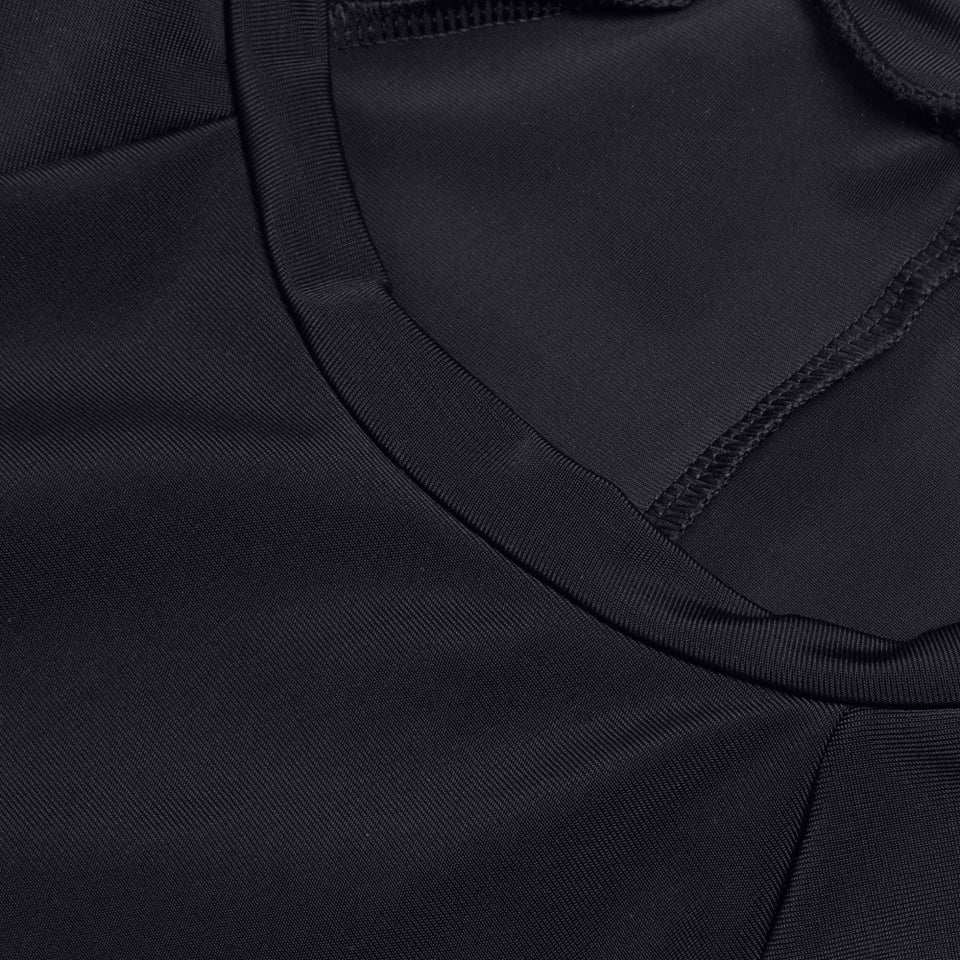 Haut court à manches courtes uni Femme Gris foncé