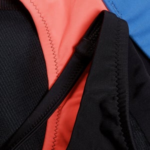 Women's Colourblock Crop Top Black