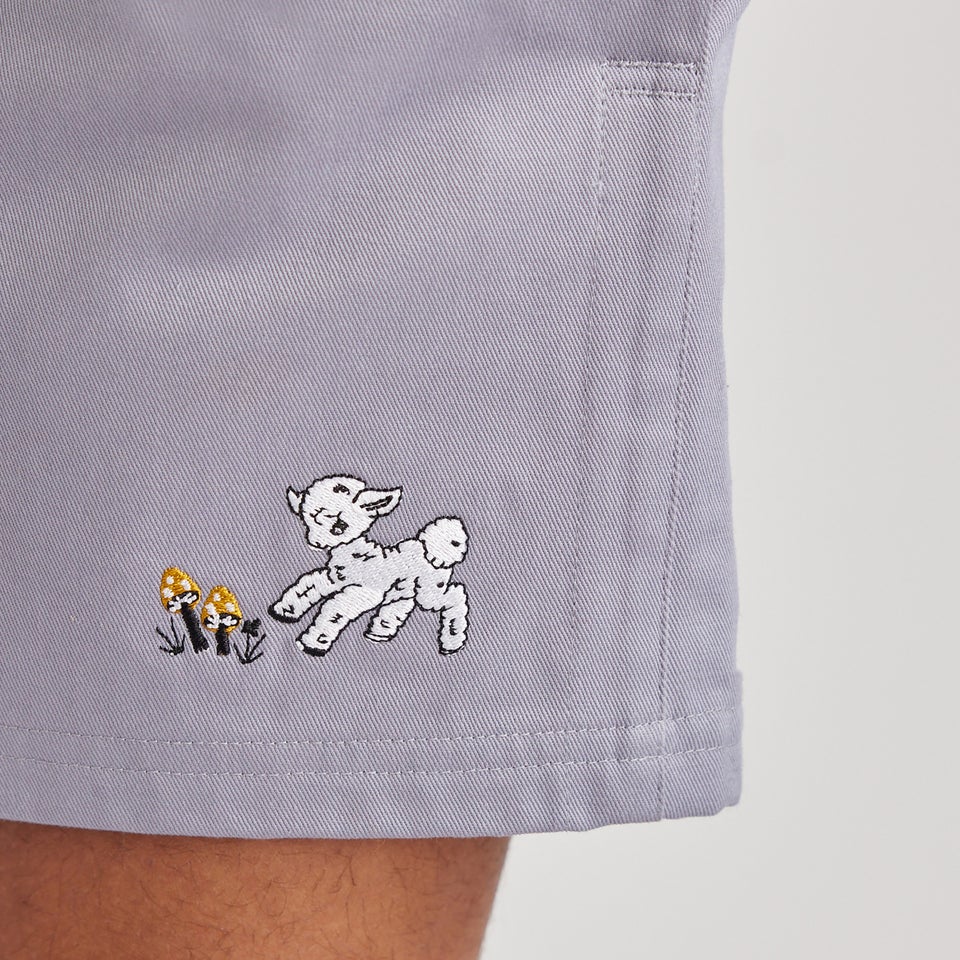 Mens CCC X Percival Cotton Short White/Multi